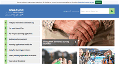Desktop Screenshot of broadland.gov.uk