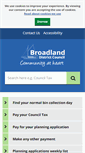 Mobile Screenshot of broadland.gov.uk